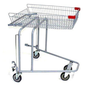 chariot d'épicerie pour fauteuil roulant